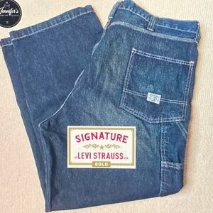 Levi's Signature Straight Dark Blue Jeans